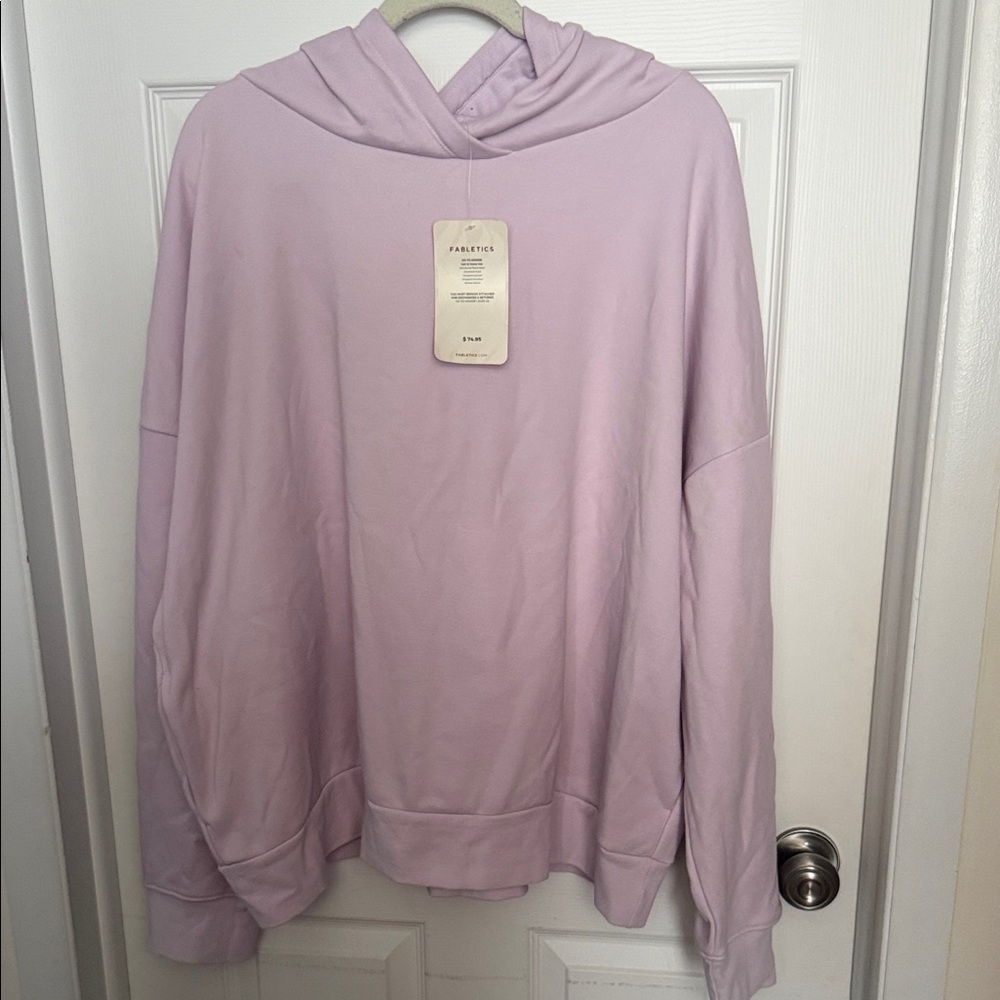 Fabletics Soft Purple Go-To Hoodie